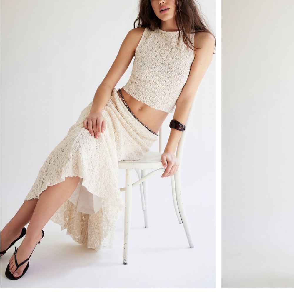 Free People Laney Midi Skirt Set